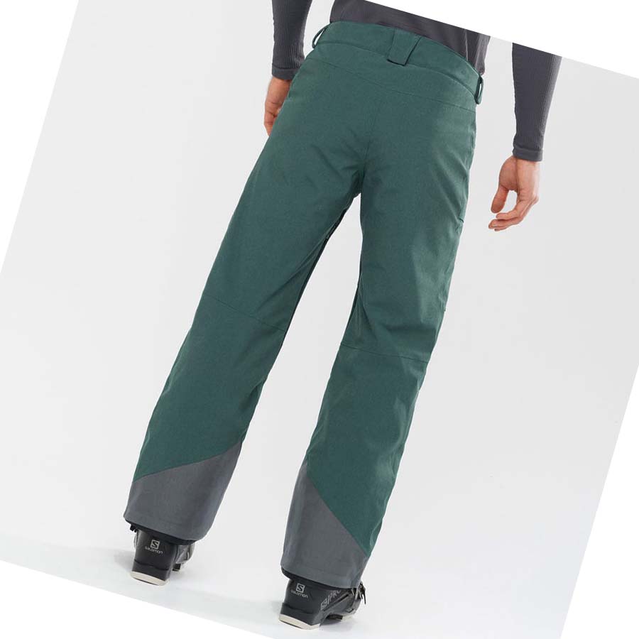 Pantalones De Esquí Salomon UNTRACKED Hombre Verde Oliva | MX 3131PJJ